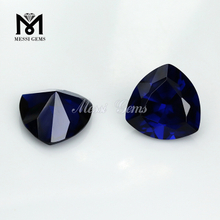 billones de piedras sintéticas cortadas espinela azul oscuro, gema espinela azul