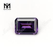 13 x 18 mm octágono suelto amatista cz piedra de circonita cúbica