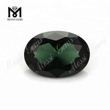 Sintético 10x14mm forma ovalada 152# piedra espinela verde