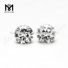 Brillante redondo gh color vvs moissanites 6.5mm