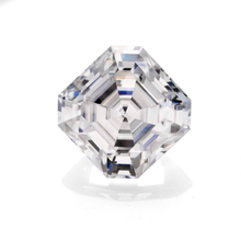 Precio por quilate Piedra preciosa suelta Juego de colores o fuego Blanco Corte Asscher Moissanite