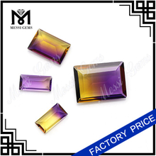 Color Mix Cuarzo Ametrino Talla baguette 8x16MM Ametrino Gema
