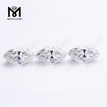 Venta al por mayor moissanite diamante precio brillante corte marquesa moissanitas para anillo