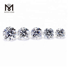 Diamante moissanite redondo blanco sintético Def Precio Wuzhou Factory Messigems