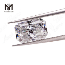 Wuzhou, venta al por mayor, diamante de moissanita de color blanco de corte radiante octágono de 9x11mm, suelto