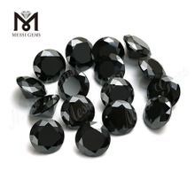 Diamante moissanite de tamaño pequeño suelto 1-3 mm precio de moissanite de diamante negro de corte brillante redondo