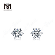 Messi Gems 925 pendiente de plata moissanite pendientes de moda para mujer
