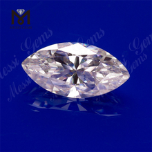 Marquesa Forma 1 ~ 10 mm Corte brillante Color blanco DEF Moissanite suelto Precio al por mayor