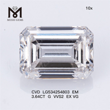 3.64CT G VVS2 EX VG EM mejores diamantes de laboratorio en línea CVD LG534254803