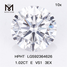 1.02CT E VS1 3EX 1ct HPHT Diamantes IGI LG592364626 