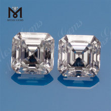 China Piedras sueltas Fabricante 7x7mm DEF White Asscher Cut Moissanite suelto para la venta