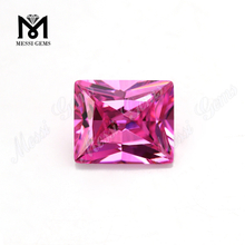Precio de fábrica, tamaño grande, 10*12mm, piedra suelta de circonita cúbica rosa